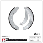 Piduriklotside komplekt ZIMMERMANN 10990.111.5