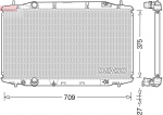 Radiaator,mootorijahutus DENSO DRM40041