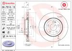 Piduriketas BREMBO 09.F812.13