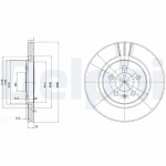 Piduriketas DELPHI BG2713