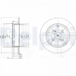 Piduriketas DELPHI BG3974