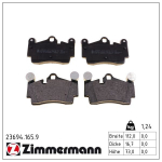 Piduriklotsi komplekt,ketaspidur ZIMMERMANN 23694.165.9
