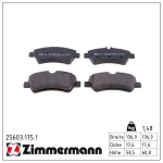 Piduriklotsi komplekt,ketaspidur ZIMMERMANN 25603.175.1