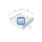 Filter,salongi&otilde;hk UFI 53.157.00