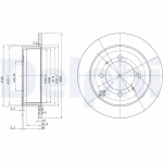 Piduriketas DELPHI BG3400