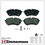 Piduriklotsi komplekt,ketaspidur ZIMMERMANN 22644.190.2