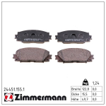 Piduriklotsi komplekt,ketaspidur ZIMMERMANN 24451.155.1