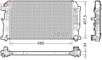 Radiaator,mootorijahutus DENSO DRM32053