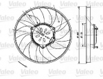 Ventilaator,mootorijahutus VALEO 696082