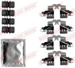 Lisakomplekt, ketaspiduriklotsid QUICK BRAKE 109-1808