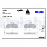 Piduriklotsi komplekt,ketaspidur DELPHI LP378