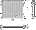 Radiaator,mootorijahutus DENSO DRM46080