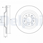 Piduriketas DELPHI BG4961C
