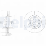 Piduriketas DELPHI BG4141
