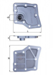 H&uuml;draulikafilter,automaatk&auml;igukast KNECHT HX 259
