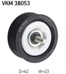 Seade-/juhtrull,soonrihm SKF VKM 38053