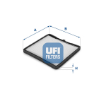 Filter,salongi&otilde;hk UFI 53.116.00