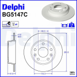Piduriketas DELPHI BG5147C