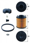 Filter, karbamiidilahus MAHLE UX 1D