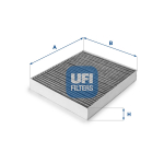 Filter,salongi&otilde;hk UFI 54.178.00