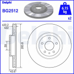 Piduriketas DELPHI BG2512