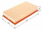 &Otilde;hufilter BOSCH 1 457 433 699