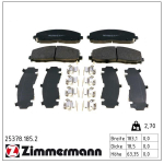 Piduriklotsi komplekt,ketaspidur ZIMMERMANN 25378.185.2
