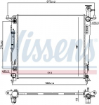 Radiaator,mootorijahutus NISSENS 606428