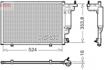 Kondensaator,kliimaseade DENSO DCN10059