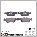 Piduriklotsi komplekt,ketaspidur ZIMMERMANN 23287.175.9