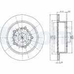 Piduriketas DELPHI BG2662