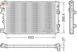 Radiaator,mootorijahutus DENSO DRM09176