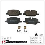 Piduriklotsi komplekt,ketaspidur ZIMMERMANN 26348.195.2