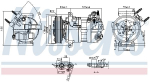 Kompressor,kliimaseade NISSENS 890594