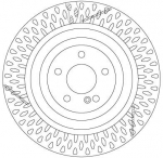 Piduriketas TRW DF6822S