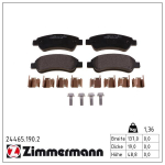 Piduriklotsi komplekt,ketaspidur ZIMMERMANN 24465.190.2