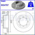 Piduriketas DELPHI BG4787