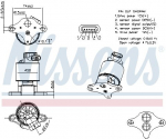 EGR-klapp NISSENS 98360