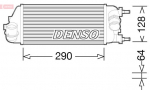 Kompressori&otilde;hu radiaator DENSO DIT09115