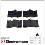 Piduriklotsi komplekt,ketaspidur ZIMMERMANN 24965.175.1