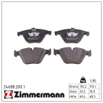 Piduriklotsi komplekt,ketaspidur ZIMMERMANN 24688.200.1