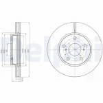 Piduriketas DELPHI BG4232