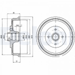 Piduritrummel DELPHI BF430
