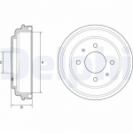 Piduritrummel DELPHI BF546