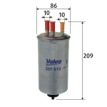 K&uuml;tusefilter VALEO 587615
