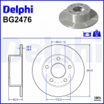 Piduriketas DELPHI BG2746