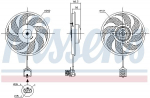 Ventilaator,mootorijahutus NISSENS 85596