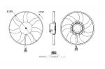 Ventilaator,mootorijahutus MAHLE CFF 714 000S