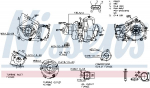 Kompressor,&uuml;lelaadimine NISSENS 93502
