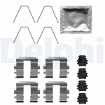 Lisakomplekt, ketaspiduriklotsid DELPHI LX0708